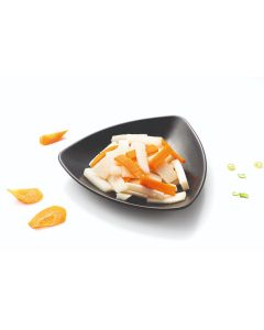 Salade de radis et carotte vinaigrée