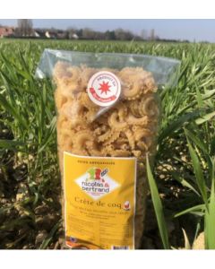 Crete de coq aux oeufs