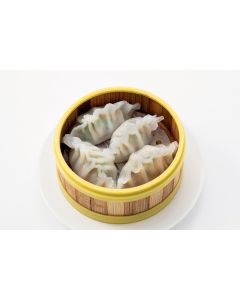 Raviolis de porc aux pousses d'ail à la vapeur 韭菜蒸饺