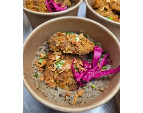 Kebbeh de boeuf et Babaganoush