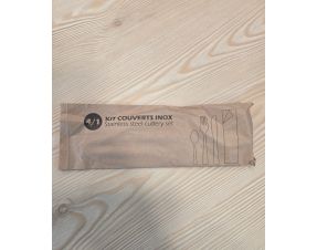 Kit couverts réutilisables Inox