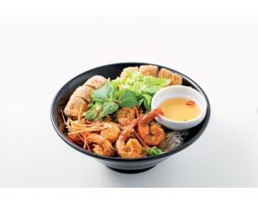 Bo bun aux crevettes 越式鲜虾米粉