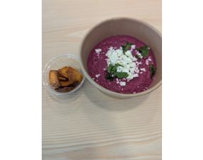 # Houmous de Betterave, fêta et tuiles croquante 