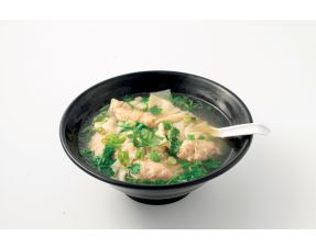 Soupe aux raviolis de crevettes 鲜虾水饺汤